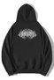 Unisex Oversize Deathcore Lettering Sweatshirt Hoodie