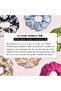 100% Pure Mulberry Silk Women's Scrunchie Hair Tie Pink - Soft Comfortable Elastic Scrunchie for Sleep - 5