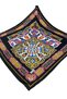 Pyramid 90cm X 90cm Shawl Pattern Black Scarf Es-55 - 2