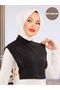 Neck Collar, Turtleneck Turtleneck Black Combed Cotton No-Show Outfit Jersey Open Collar Hijab Prayer Sports
