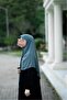 Medina Silk Large Size Water Green Scarf - 2