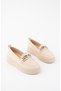 Lydia Guaranteed Women's Loafer Oval Toe Thick Sole Buckle Casual Moccasin Shoes - 6