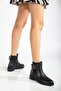 Women's Thermo Flat Sole Boots with Two Buckles - 3