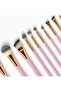 12-Piece Pink Makeup Brush Set and Box - 3