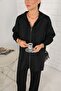 Glitter Mercerized Black Knitwear Set - 32-7010 - 6