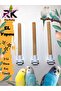10 MM 12 CM 3-Piece Budgie Perches