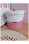Toy Basket with Lid, Children's Laundry Basket, Kids Room Organizer, Wicker Basket, Basket, Handmade - 3