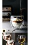Double Walled Transparent Espresso Glass Cup 250 ml 1 Piece 250ml Office Home Coffee