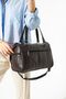 Genuine Leather Brown Multi-Compartment Luxury Women's Crossbody and Shoulder Bag