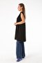 Black Plus Size Sleeveless Basic T-shirt Tunic - 3