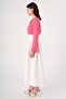 White Comfortable Pleated Zipper Skirt - 3