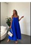 Saks Ayrobin Long Dress with Adjustable Straps - 7033