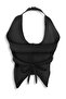 Bella Vest Top - Black Lace-Up Vest, Bustier, Blouse - 6