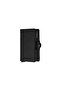 Twin Safiano Smart Mechanism Leather Wallet-Black - 3