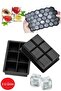 6 Compartment Large Size Silicone Freezer - Honeycomb Ice Cube