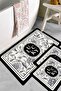 Chancy Set of 3 Bathroom Rugs