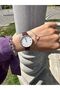 Sporty Vintage Leather Strap Wristwatch - 8