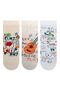 Guitar And Cartoon Pattern Men's Socks Set of 3