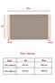 غطاء أريكة طبيعي 170x300 سم - غطاء أريكة مزخرف - 85% قطن - 6