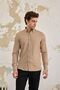 Men's Shirt Cotton Corduroy Buttoned Collar Modern Slim Fit Slim Fit - 3
