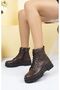 Genuine Leather Women's Casual Boots Dc1600 - 2