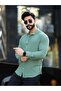 AYROBIN TEXTURED OWERSIZE LINEN SHIRT - 4
