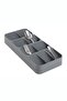 New Generation of 9 Compartments Spoon Holder Anthracite Drawer Organizer Cutlery Organizer