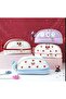 Multifunctional, Large Capacity Pen Holder with Compartments and Ribbons, Pen and Makeup Box - 3