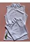 Cotton Lycra Zero Sleeve Turtleneck 2 Pieces White Color Women's Undershirt - Body