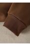 Unisex Women/Men Brown Digital Arrow Printed Oversize Crew Neck Cotton Sweatshirt - 7
