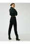 Black Mom Jean Trousers (Color Will Not Fade)