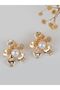 Flower Women's Earrings with Pearls