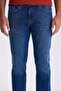 Blue Slim Fit Washed Tumbled Cotton Slim Fit Jean Jeans - 3