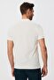 Twins Men's 100% Cotton Polo Neck T-Shirt Ecru - 4