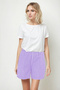 Patterned Gingham Shorts