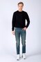 Jagger Men's Slim Straight Slim Fit Regular Waist Straight Leg Jeans Blue