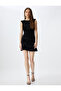 Glittery Draped Ruffles Mini Evening Dress