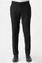Caserta P1001 Slim Fit Straight Fabric Pants Black