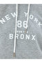 Crop Hooded Sweatshirt College Themed Printed Three Thread Comfortable Fit - 6