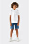Boy's Knitwear Collared White Pique T-Shirt