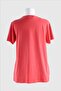 2093_printed V-neck Short Sleeve T-shirt - 2