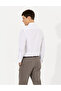 White Slim Fit Long Sleeve Classic Shirt 50255292-Vr013 - 5
