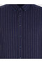 Navy Blue Slim Fit Long Sleeve Shirt 50262464-Vr033 - 6