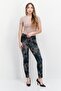 Women Skinny Fit Tie Dye Five Pocket Pants, Multicolor - 2