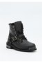 Becky Women's Black Leather Boots - 2