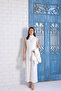White Jumpsuit with Jacket 32-9357 - 2