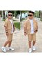 T-Shirt Included Short Sleeve Jacket and Shorts Set |   Between 3/6 Years - 3