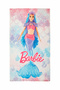 Barbie Mermaid Licensed Velvet Beach Towel 70X130 cm