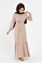 Belted Wrap Dress - Cream - 4