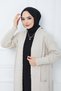 Shawl Collar Casual Knitwear Cardigan Stone Color HM2248 - 6